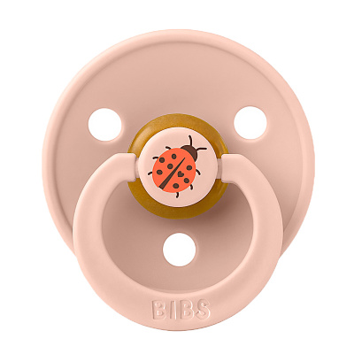 Пустышка латексная Studio Colour Ladybug от 6 месяцев Blush Bibs 20025244 1